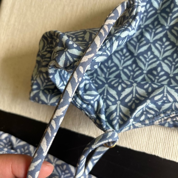 Midori Blue and White Patterned Bikini - Picture 5 of 8